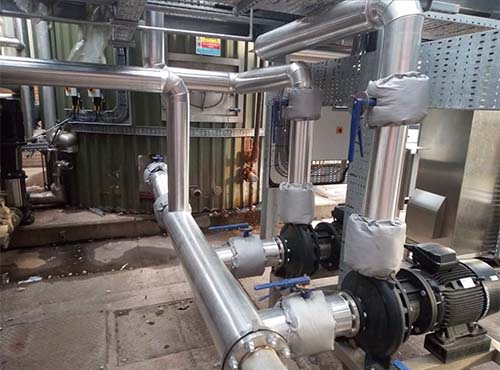 Stainless steel pipping system